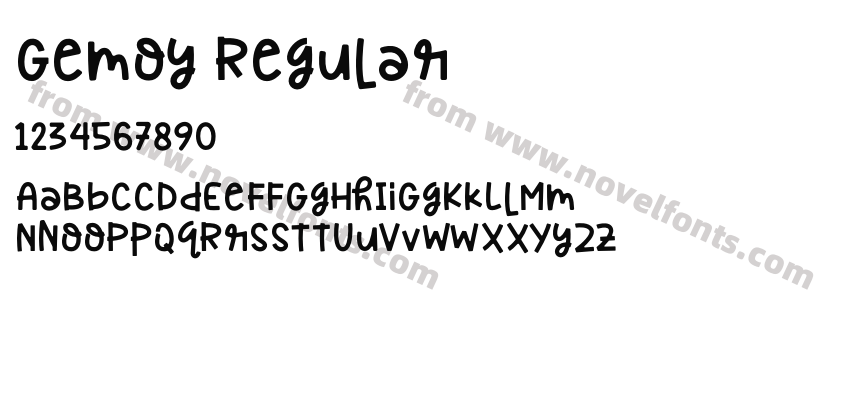 Gemoy RegularPreview