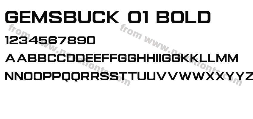 Gemsbuck 01 BoldPreview