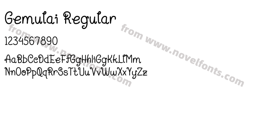Gemulai RegularPreview