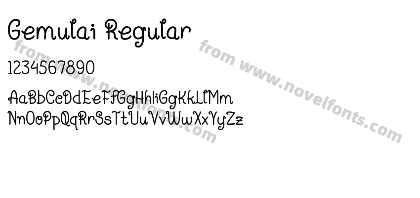 Gemulai RegularPreview