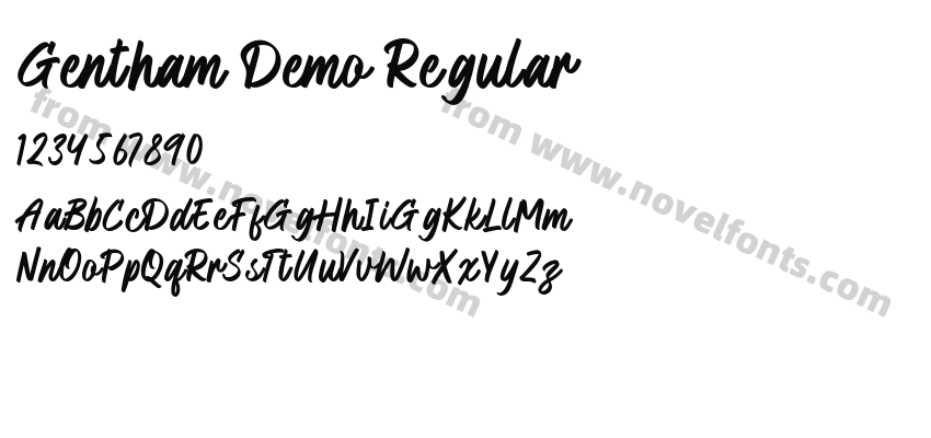 Gentham Demo RegularPreview