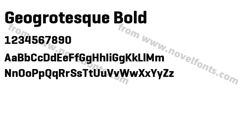 Geogrotesque BoldPreview