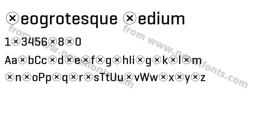 Geogrotesque MediumPreview