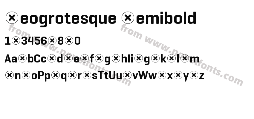 Geogrotesque SemiboldPreview