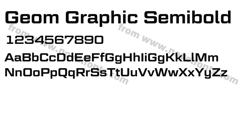 Geom Graphic SemiboldPreview