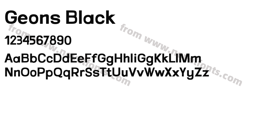 Geons BlackPreview