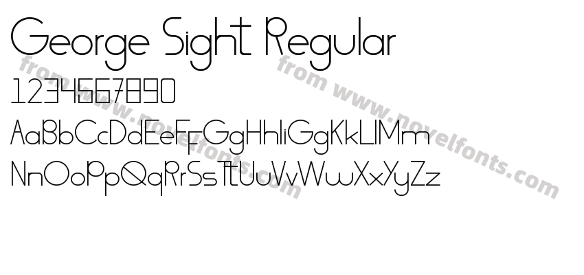 George Sight RegularPreview