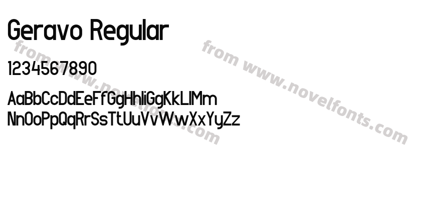 Geravo RegularPreview