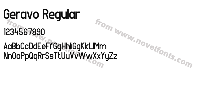 Geravo RegularPreview