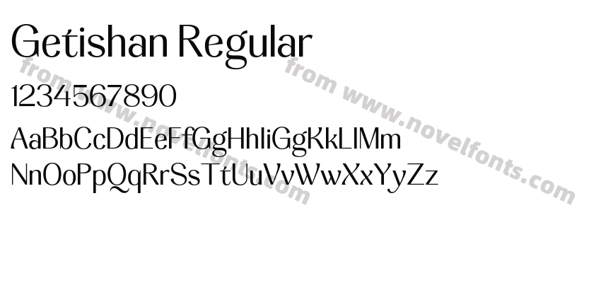 Getishan RegularPreview