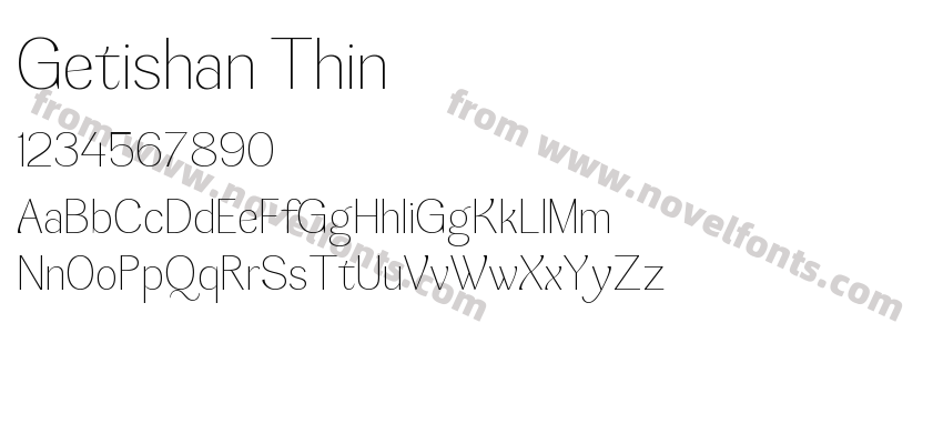 Getishan ThinPreview