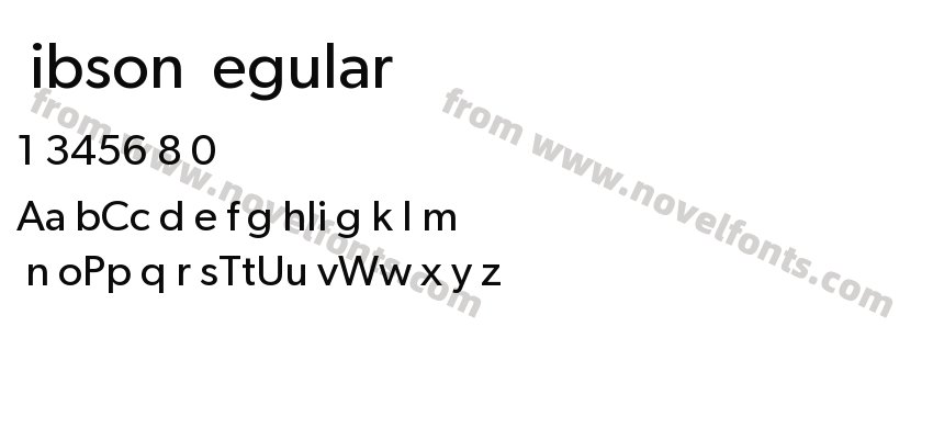 Gibson RegularPreview