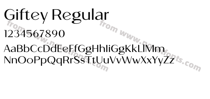 Giftey RegularPreview