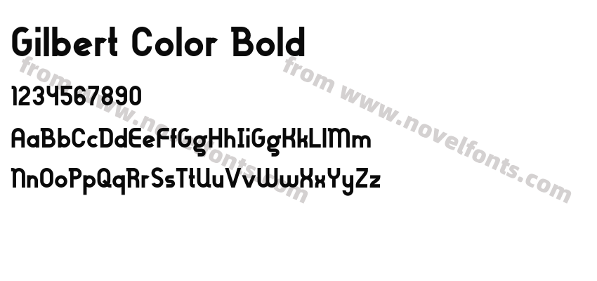 Gilbert Color BoldPreview