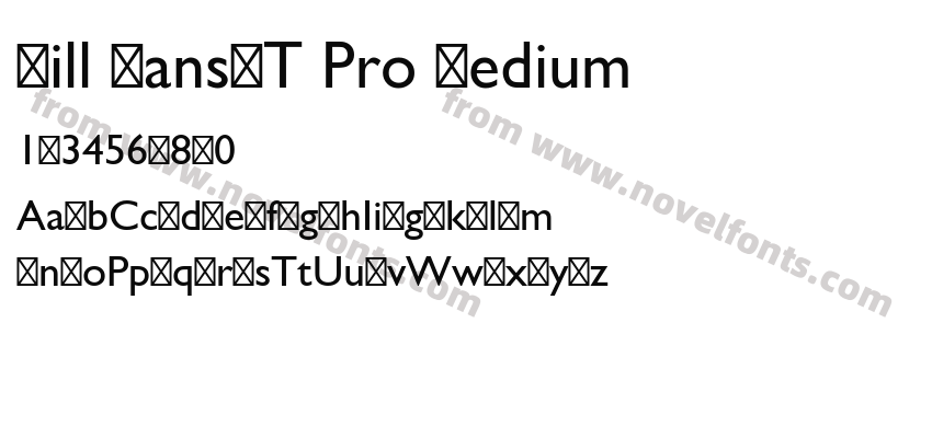 Gill SansMT Pro MediumPreview