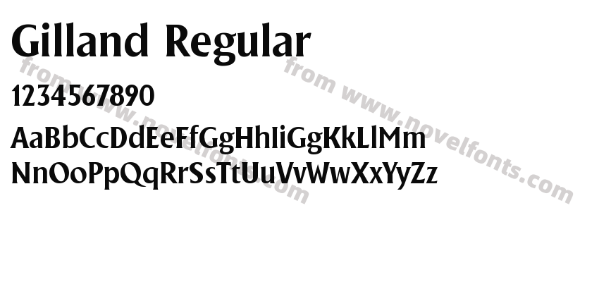 Gilland RegularPreview