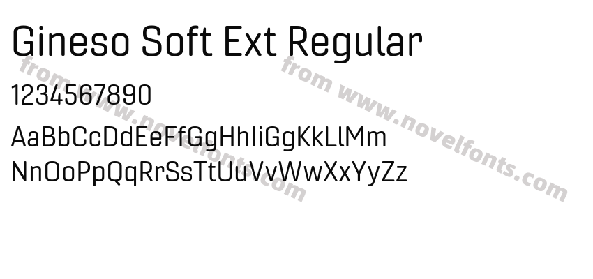 Gineso Soft Ext RegularPreview