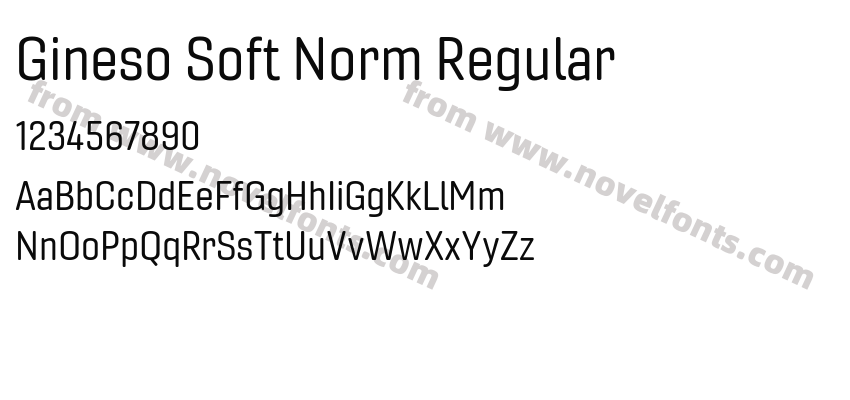 Gineso Soft Norm RegularPreview