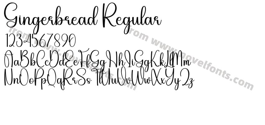 Gingerbread RegularPreview