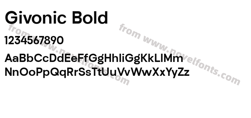 Givonic BoldPreview