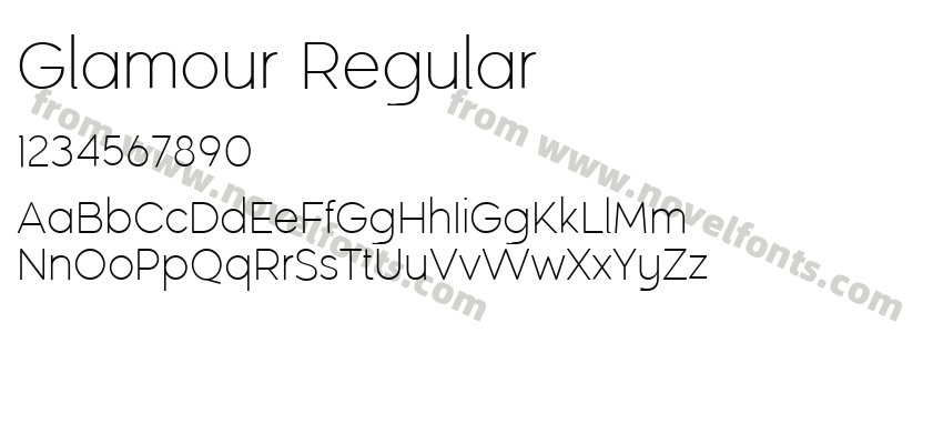 Glamour RegularPreview