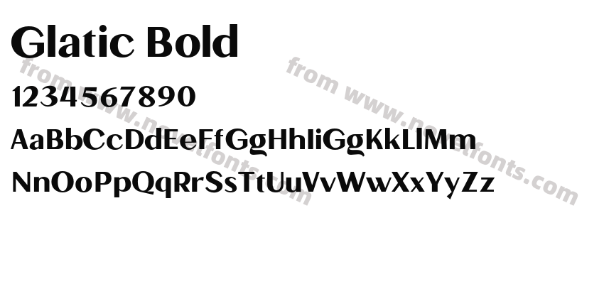 Glatic BoldPreview