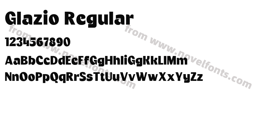 Glazio RegularPreview