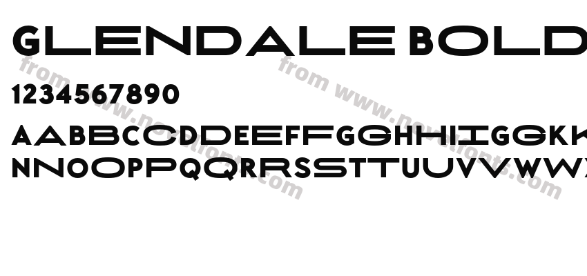 Glendale BoldPreview