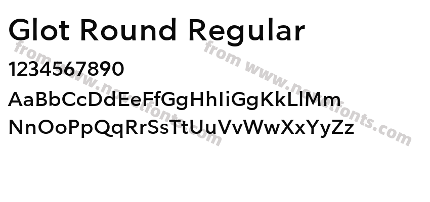 Glot Round RegularPreview