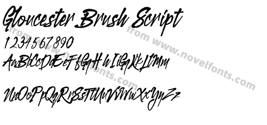 Gloucester Brush ScriptPreview