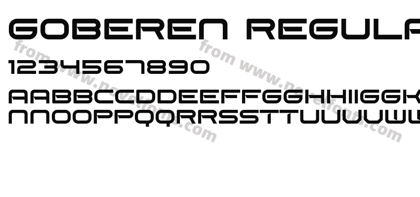 Goberen RegularPreview