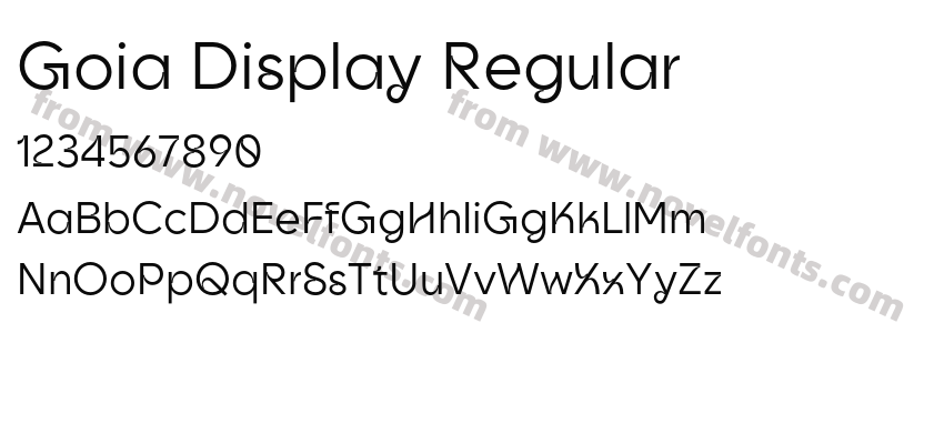 Goia Display RegularPreview