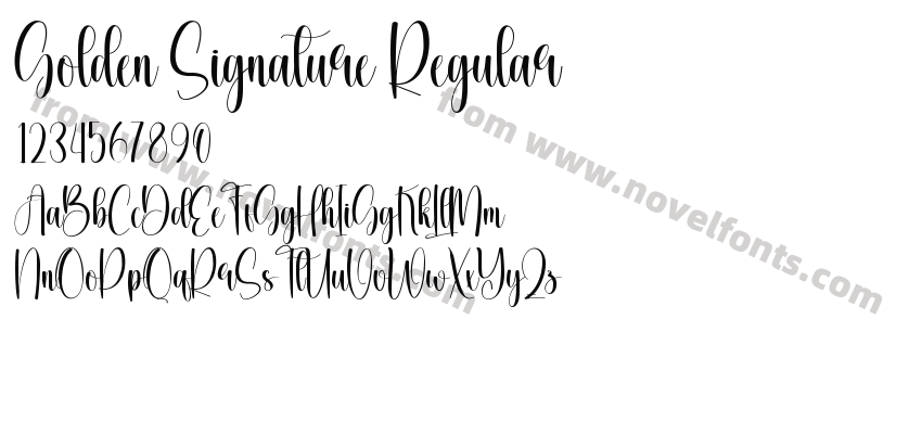 Golden Signature RegularPreview