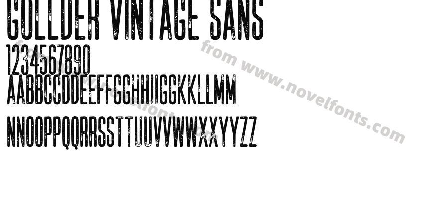 Gollder Vintage SansPreview
