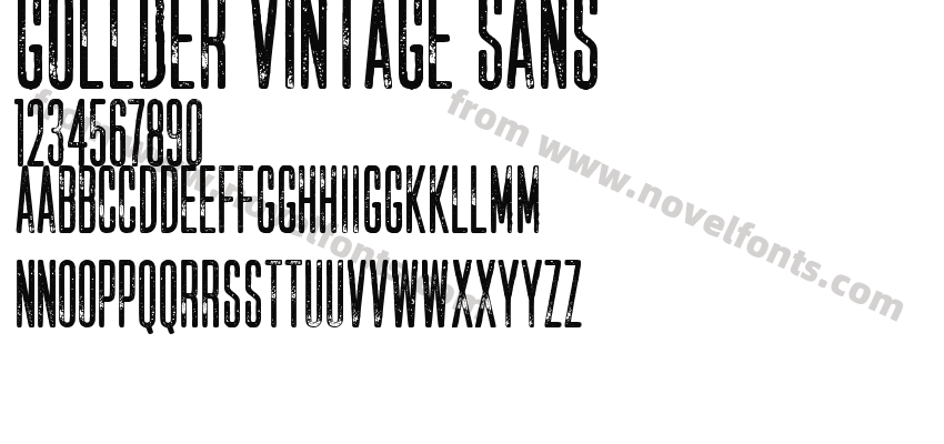 Gollder Vintage SansPreview
