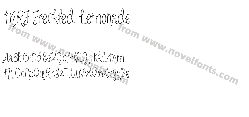 MRF Freckled LemonadePreview