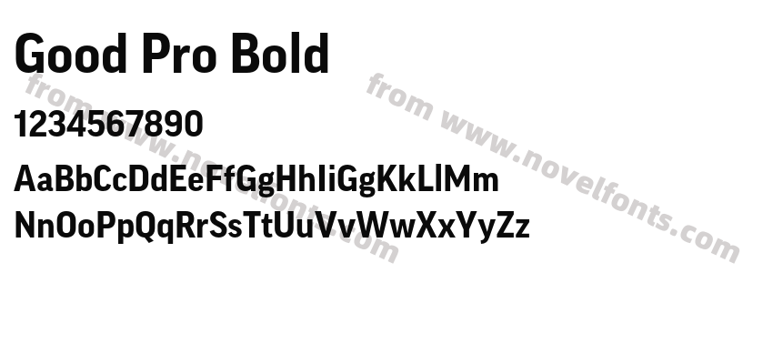 Good Pro BoldPreview