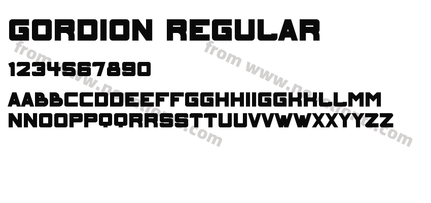 Gordion RegularPreview
