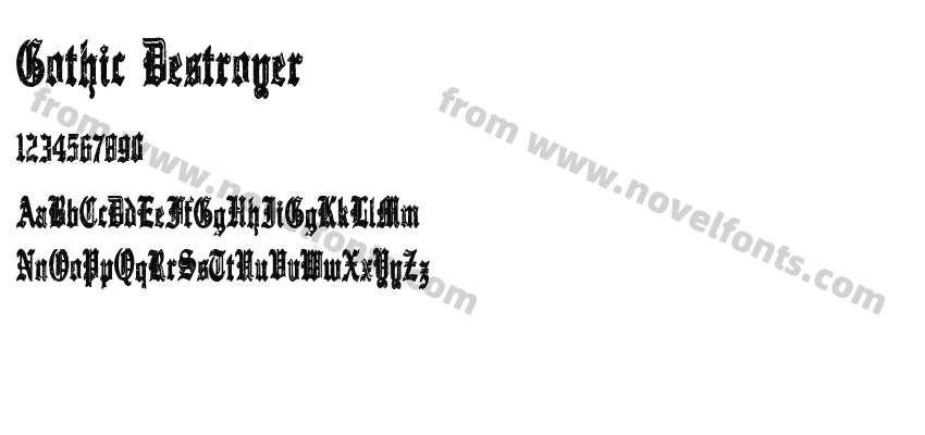 Gothic DestroyerPreview