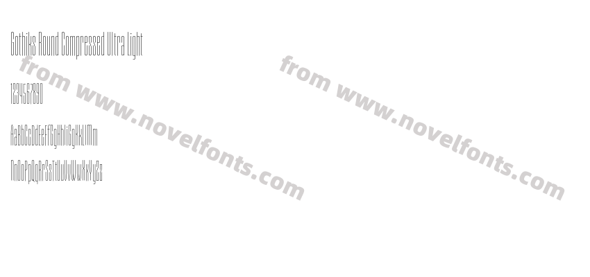 Gothiks Round Compressed Ultra LightPreview