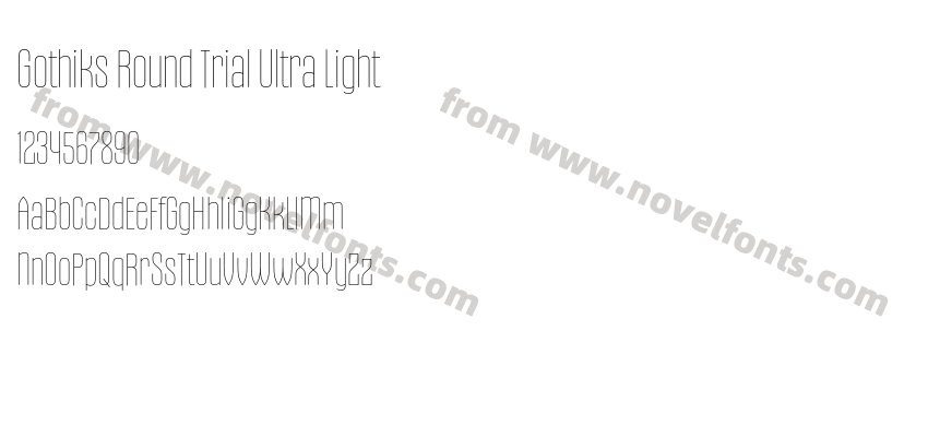 Gothiks Round Trial Ultra LightPreview