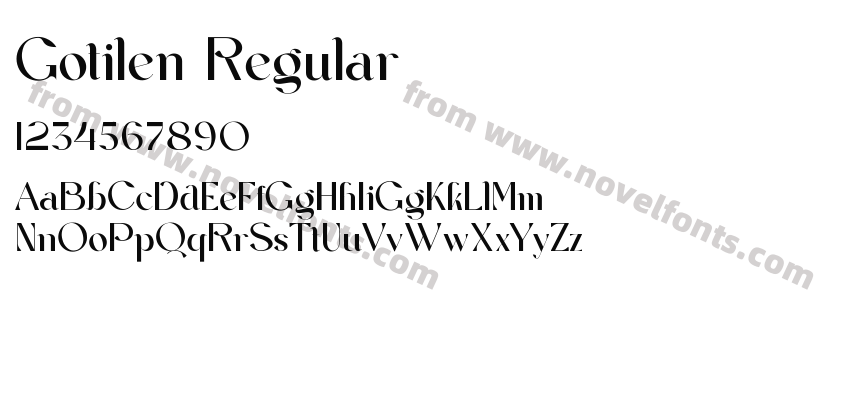 Gotilen RegularPreview
