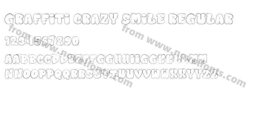 Graffiti Crazy Smile RegularPreview