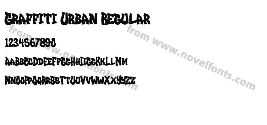 Graffiti Urban RegularPreview