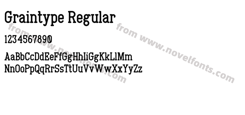 Graintype RegularPreview