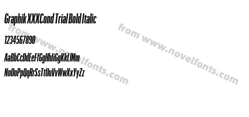 Graphik XXXCond Trial Bold ItalicPreview