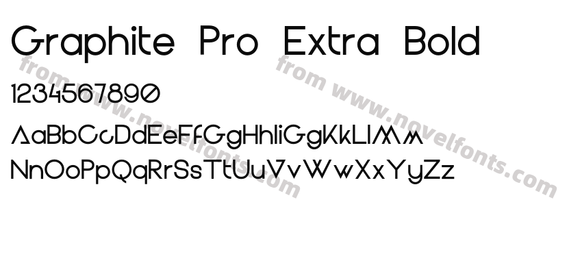 Graphite Pro Extra BoldPreview