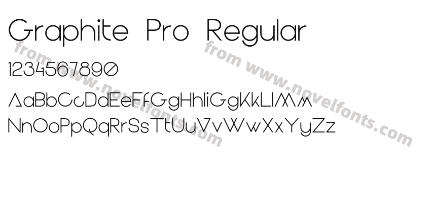 Graphite Pro RegularPreview