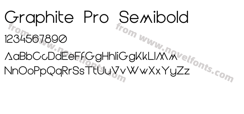 Graphite Pro SemiboldPreview