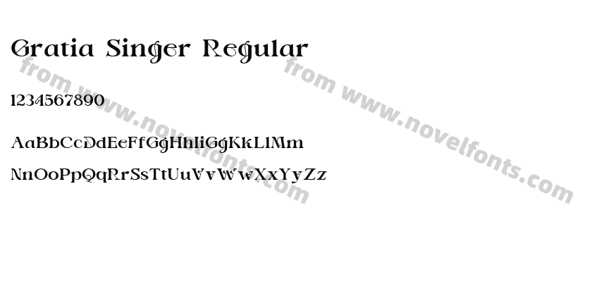 Gratia Singer RegularPreview
